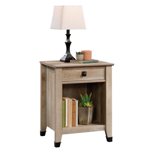  Sauder 419078 Carson Forge Night Stand, L: 18.78 x W: 16.10 x H: 23.90, Coffee Oak finish