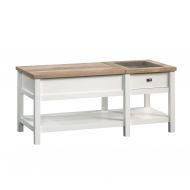 Sauder 421463 Cottage Road Lift-top Coffee Table, L: 42.91 x W: 19.02 x H: 18.98, Soft White finish