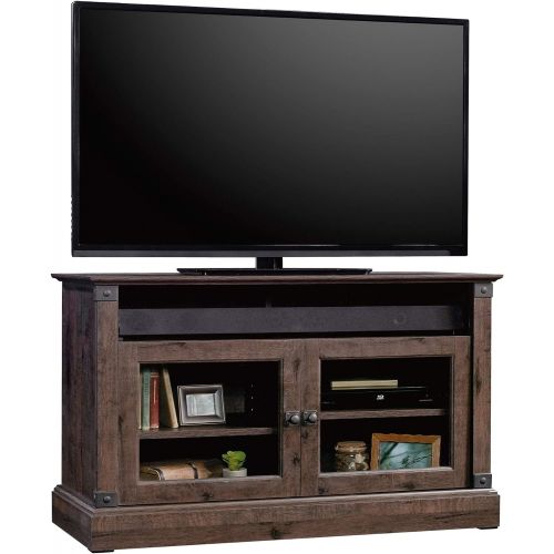  Sauder Carson Forge Panel Tv Stand, For TVs up to 47, Washington Cherry finish