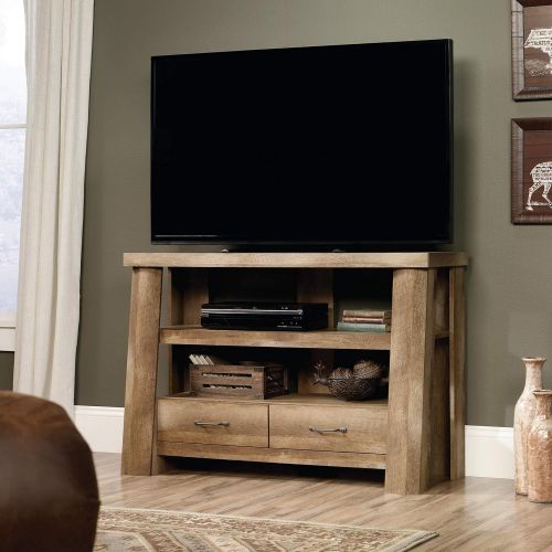  Sauder 416971 Boone Mountain Anywhere Console, For TVs up to 47, Craftsman Oak finish