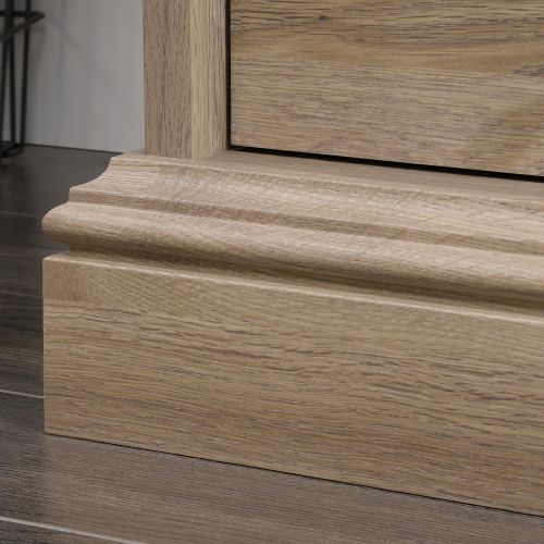  Sauder 418702 Barrister Lane 3-Drawer Chest, for TVs up to 40, Salt Oak finish