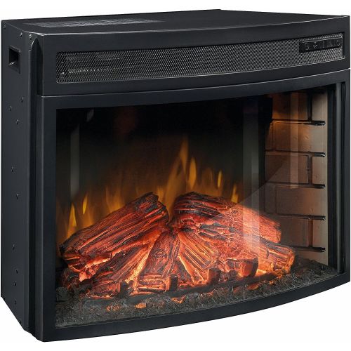  Sauder Fireplace Insert - Paite 26 Curved, Black