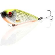 Savage Gear Savage Deviator Swim Freshwater Fishing Lure, Lemon White, 5.5in, for Bass, Pike, Musky and Walleye