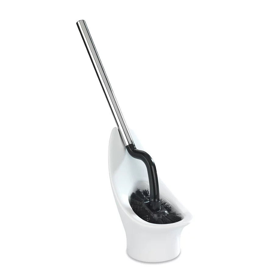 Savelli Ceramic Toilet Bowl Brush in White