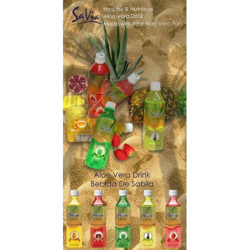  Savia Aloe Vera Drink Pineapple Flavor, 1.25-Pounds (Pack of 20)