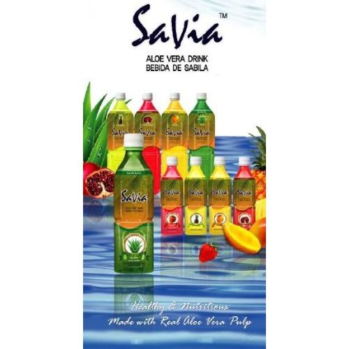  Savia Aloe Vera Drink Original Flavor, 1.25-Pounds (Pack of 20)