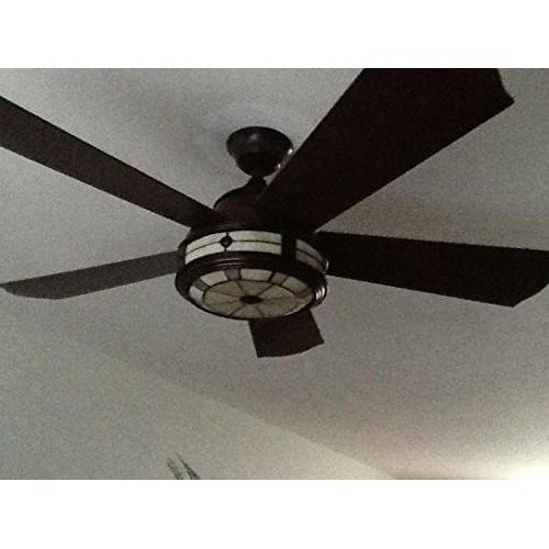  Hampton Bay Savona AC386-WB 52 Weathered Bronze Ceiling Fan with Handheld Remote Control by Hampton Bay