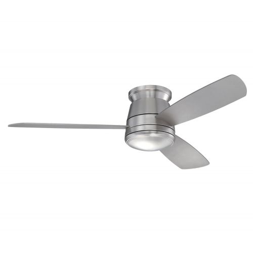  Savoy House 52-417H-3SV-SN Polaris Hugger 52 inch Ceiling Fan, Satin Nickel