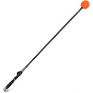 Golf Swing Trainer, 40 &46 Inches Full-Sized Swing Trainer Aid for Promote Proper Swing Tempo and Balance Golf Warm Up Stick