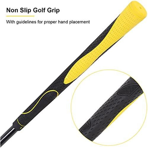 Sawpy Golf Swing Trainer Aid, Training Aid for Strength and Tempo Training Suit for Indoor Practice Chipping Hitting Golf Accessories