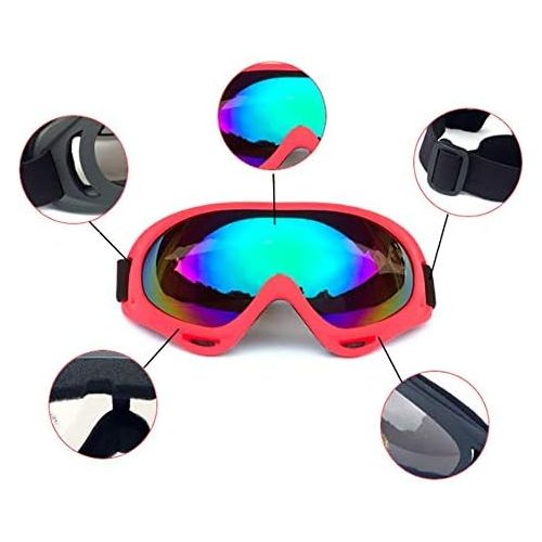  Sawpy Ski Glasses Motocross Goggles MTB Glasses Off Road Dirt Bike Goggles Mountain Bike Adult Men Womens Sunglasses