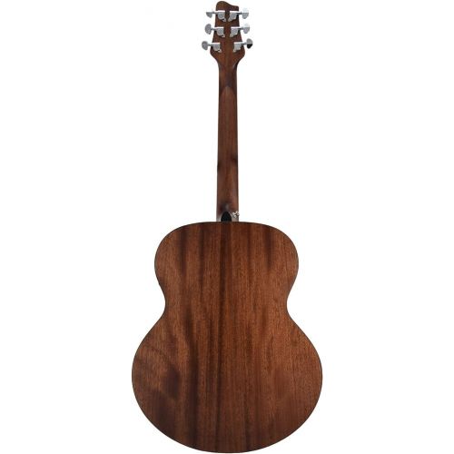  Sawtooth Mahogany Series Left-Handed Solid Mahogany Top Acoustic-Electric Jumbo Guitar with Hard Case & Pick Sampler