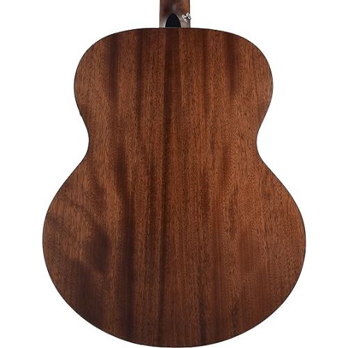  Sawtooth Mahogany Series Left-Handed Solid Mahogany Top Acoustic-Electric Jumbo Guitar with Hard Case & Pick Sampler