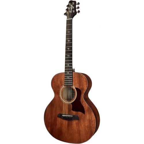  Sawtooth Mahogany Series Solid Mahogany Top Acoustic-Electric Mini Jumbo Guitar