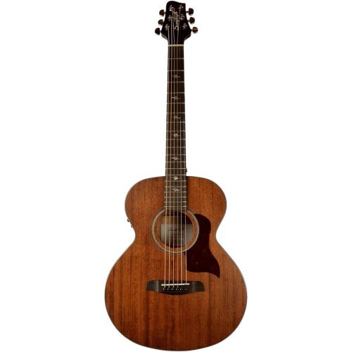  Sawtooth Mahogany Series Solid Mahogany Top Acoustic-Electric Mini Jumbo Guitar