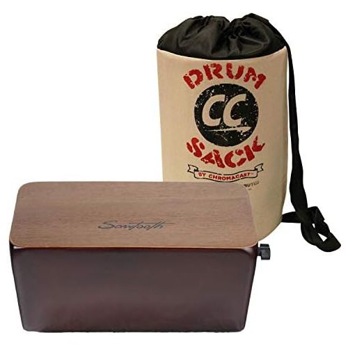  Sawtooth Cajon, Ash, Cajon with Carry Bag and Cajon Pedal (ST-CJ121SL-KIT-2)