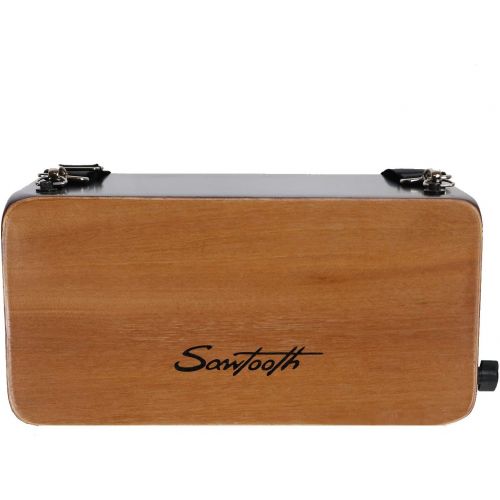  Sawtooth Cajon, Ash, Cajon with Carry Bag and Cajon Pedal (ST-CJ121SL-KIT-2)