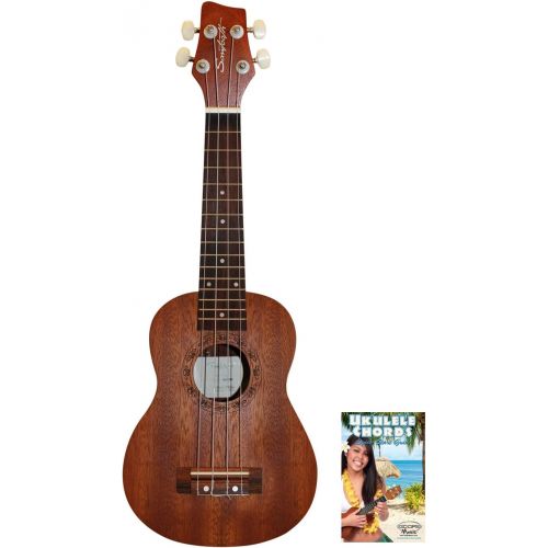  Sawtooth ST-UKE-MS-KIT-1 Mahogany Soprano Ukulele with Quick Start Guide