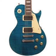 Sawtooth ST-H58S-CBFL Heritage Series Maple Top Electric Guitar, Cali Blue Flame