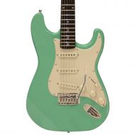 Sawtooth Classic ES 60 Alder Body Electric Guitar - Surf Green with Aged White Pickguard