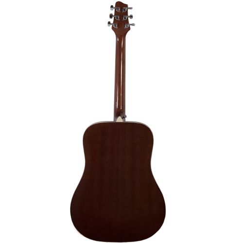  Sawtooth Modern Vintage Dreadnought Acoustic Guitar, Trans Cherry Red