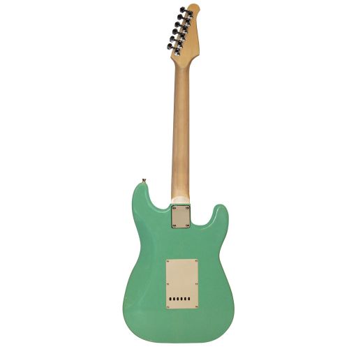  Sawtooth Classic ES 60 Alder Body Left Handed Electric Guitar - Surf Green with Aged White Pickguard