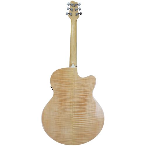  Sawtooth Maple Series Left-Handed Acoustic-Electric Cutaway Jumbo Guitar