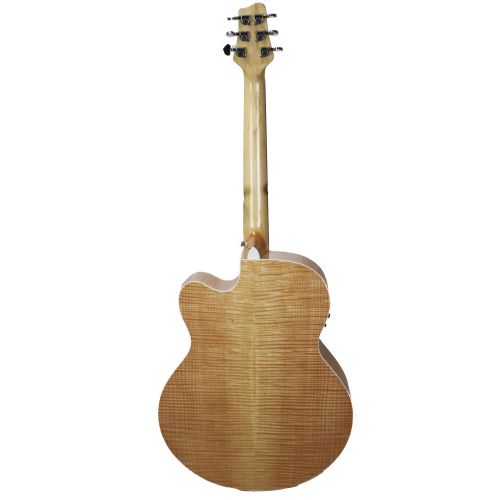  Sawtooth Maple Series Left-Handed Acoustic-Electric Cutaway Jumbo Guitar