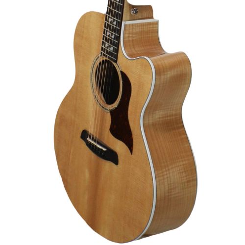  Sawtooth Maple Series Left-Handed Acoustic-Electric Cutaway Jumbo Guitar