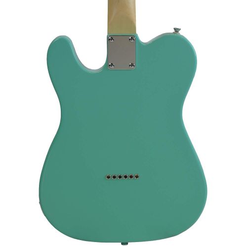  Sawtooth Classic ET 60 Ash Body Electric Guitars (Guitar with Gig Bag & Accessories, Left-Handed Surf Green)