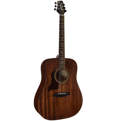  Sawtooth Mahogany Series Left-Handed Solid Mahogany Top Acoustic-Electric Dreadnought Guitar