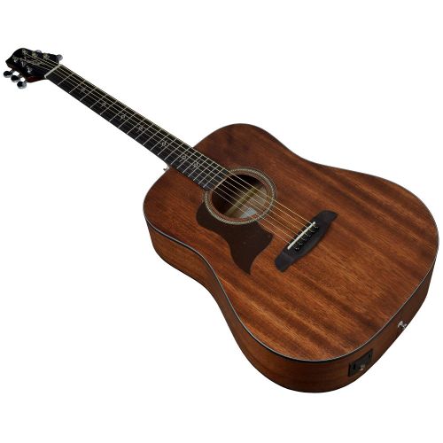  Sawtooth Mahogany Series Left-Handed Solid Mahogany Top Acoustic-Electric Dreadnought Guitar