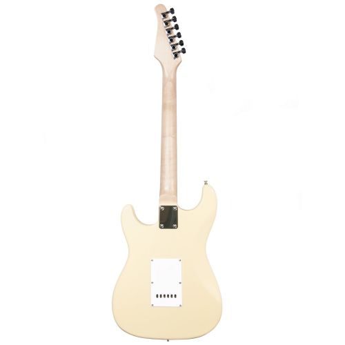  Sawtooth ST Style Electric Guitar, Citron Vanilla Cream with Pearl Pickguard