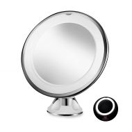 Sayard 10X Magnifying Lighted Vanity Makeup Mirror with Natural White LED, 360 Degree Swivel Rotation...