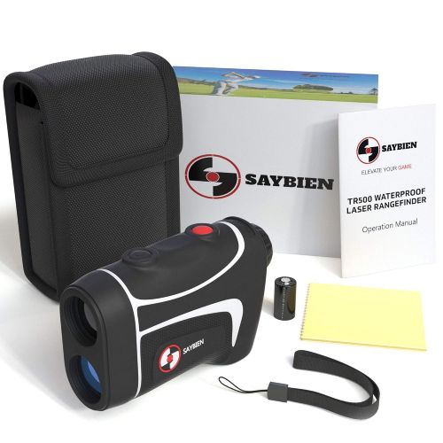  Saybien TR500 Waterproof Golf Rangefinder - Laser Range Finder with Flag Lock