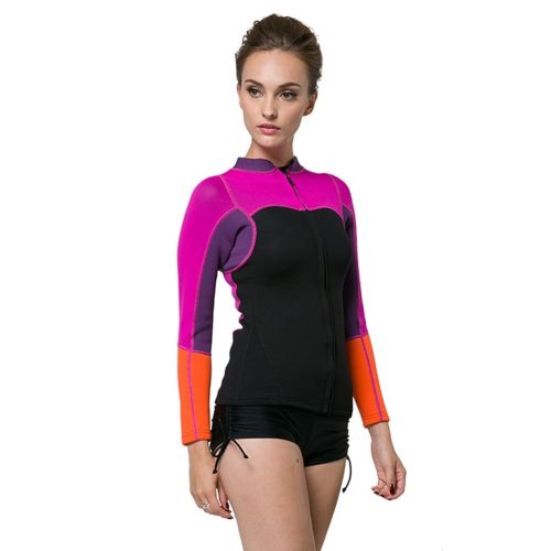  Sbart SBART Womens 2mm Neoprene Wetsuits Jacket Long Sleeve Wetsuit Top