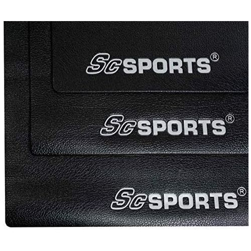  [아마존베스트]ScSPORTS Underlay Mat, Protective Mat for Fitness Equipment, Treadmill, Exercise Bike, Weight Bench, Sports Equipment, Large, Black, 3 Sizes Available