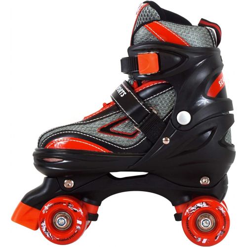  Scale Sports Adjustable Roller Skates for Kids Teen and Ladies