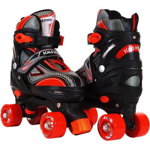  Scale Sports Adjustable Roller Skates for Kids Teen and Ladies