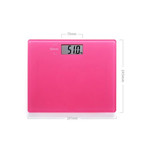 Scale YAN SYF Weight Scale USB Charging Scale Body Electronic Scale Accurate LCD Weight Loss Scales Weight Scale 180kg 300x300x20mm A+ (Color : Green)