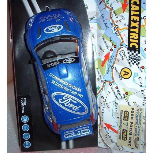  Scalextric qq 6027 SCALEXTRIC FORD FOCUS WRC VALVOLINE IV CTO SPAIN scalextric - SLOT 1999