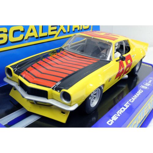  Scalextric C3219 1970 Chevrolet Camaro, #48 132 Slot Car *DPR*