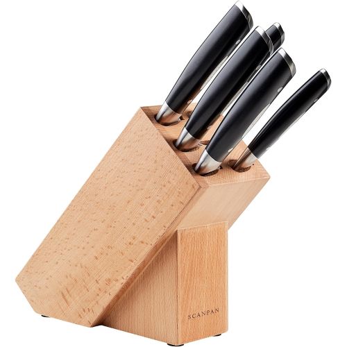  Scanpan 92000600 6 Piece Classic Block Cutlery Set, Bamboo