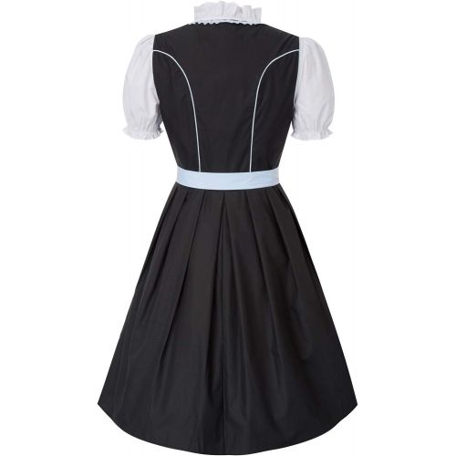  할로윈 용품SCARLET DARKNESS Women German Oktoberfest Costumes 3 Pcs Bavarian Dirndl Dresses