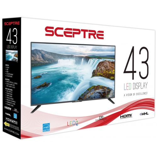  Sceptre 43 Class FHD (1080P) LED TV (X435BV-F)