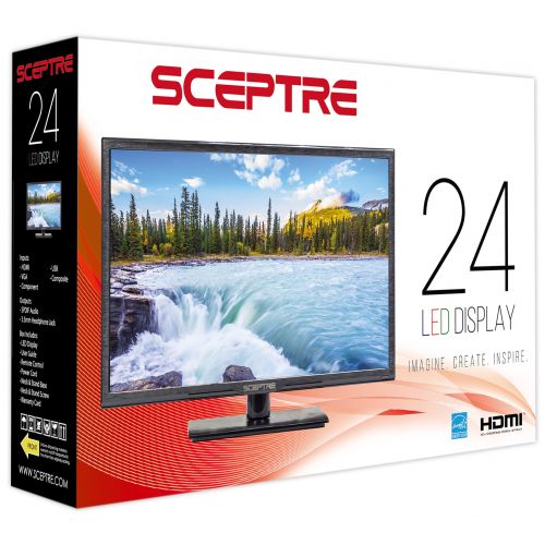  Sceptre 24 Class FHD (1080P) LED TV (E246BV-F)