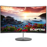 Sceptre 27 Curved 75Hz LED Monitor HDMI VGA Build-in Speakers, Edge-Less Metal Black 2019 (C275W-1920RN)