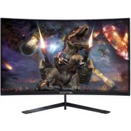 Sceptre 27 Curved 144Hz Gaming LED Monitor Edge-Less AMD FreeSync DisplayPort HDMI, Metal Black 2019 (C275B-144RN)