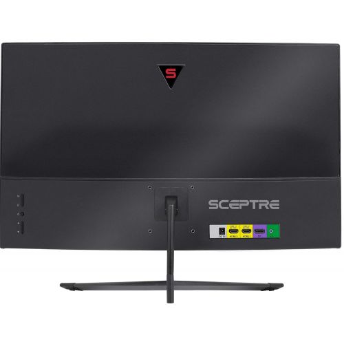 Sceptre 27 Curved 144Hz Gaming LED Monitor Edge-Less AMD FreeSync DisplayPort HDMI, Metal Black 2019 (C275B-144RN)