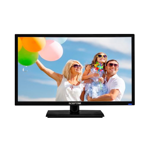  Sceptre E246BV-FC 24 LED HDTV Display 1920x1080 Full HD HDMI VGA USB, True Black (2017)